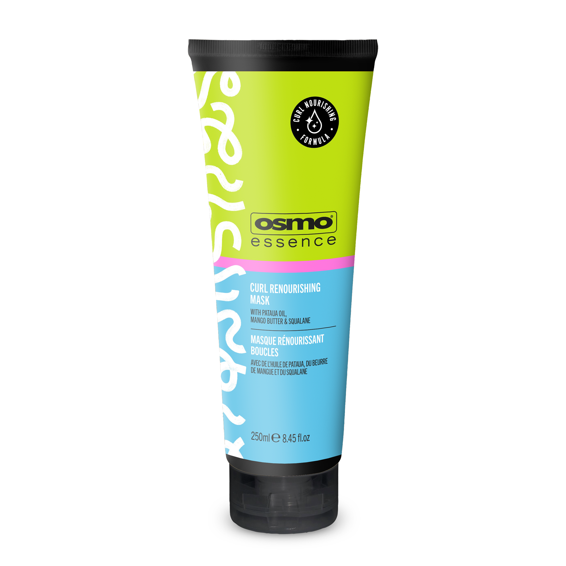 OSMO Essence Renourishing Curl Mask Deep Hydration & Frizz Control for Wavy & Curly Hair 250ml/8.45 oz