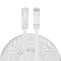 15m CAT6 Ultra-thin Flat Ethernet Network LAN Cable, Patch Lead RJ45, Length: 15m
