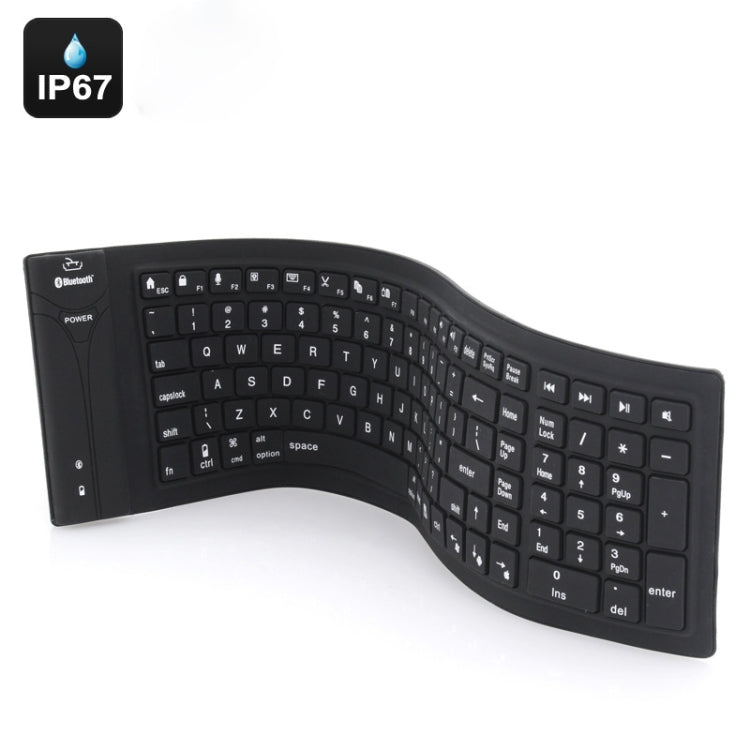 JA-11 108-keys Foldable Silicone Bluetooth Keyboard