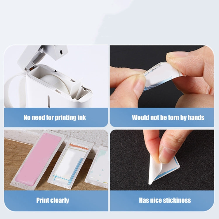 Stickers Barcode Printing Paper For JingChen D11, Printing Paper  (Yellow), Printing Paper  (Pink), Printing Paper  (Green), Printing Paper  (Blue), Printing Paper  (White)