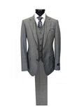Grey Slim Fit 3-Piece Suit
