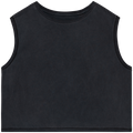 Organic Faded Cropped Tank Top: Womens