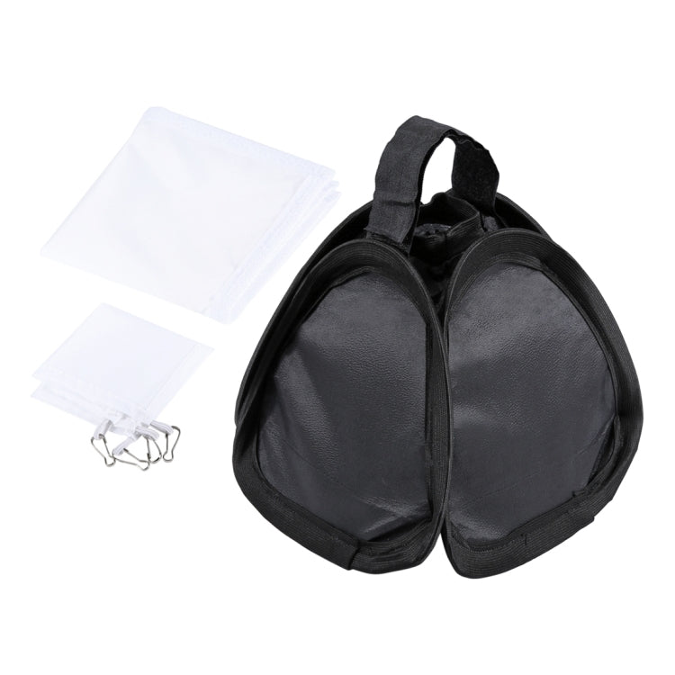 PULUZ Foldable Soft Flash Light Diffuser Softbox Cover, Size: 23cm x 23cm, 23cm Softbox