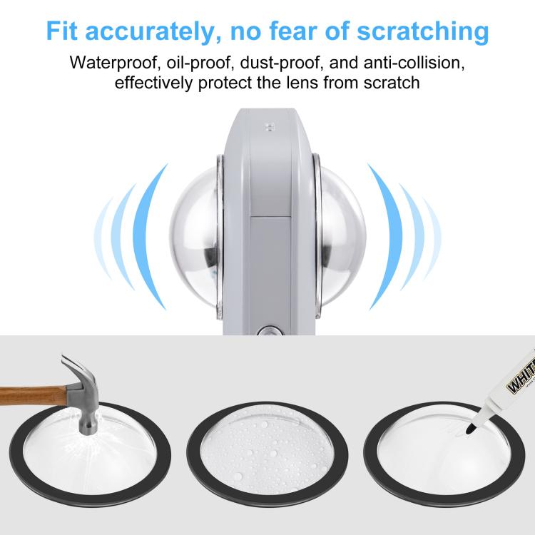 PULUZ Lens Guard PC Protective Cover Kits for Ricoh Theta SC2 / S / V