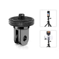 PULUZ 1/4-Inch Metal Tripod Mount Adapter for Action Cameras