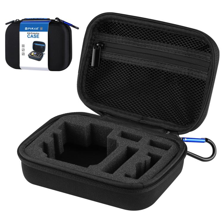 PULUZ Waterproof Carrying and Travel Case for GoPro, DJI Osmo Action and other Sport Cameras Accessories, Small Size: 16cm x 12cm x 7cm, For GoPro, Size: 16cm x 12cm x 7cm