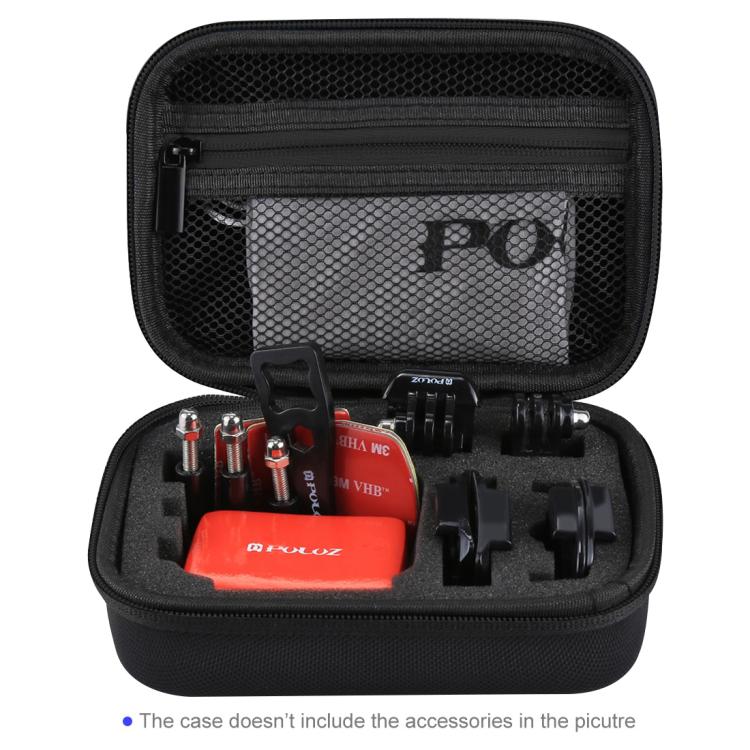 PULUZ Waterproof Carrying and Travel Case for GoPro, DJI Osmo Action and other Sport Cameras Accessories, Small Size: 16cm x 12cm x 7cm, For GoPro, Size: 16cm x 12cm x 7cm