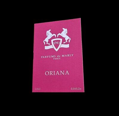 Parfums De Marly Oriana official perfume samples 1.5ml 0.05 fl. o.z. perfume tester