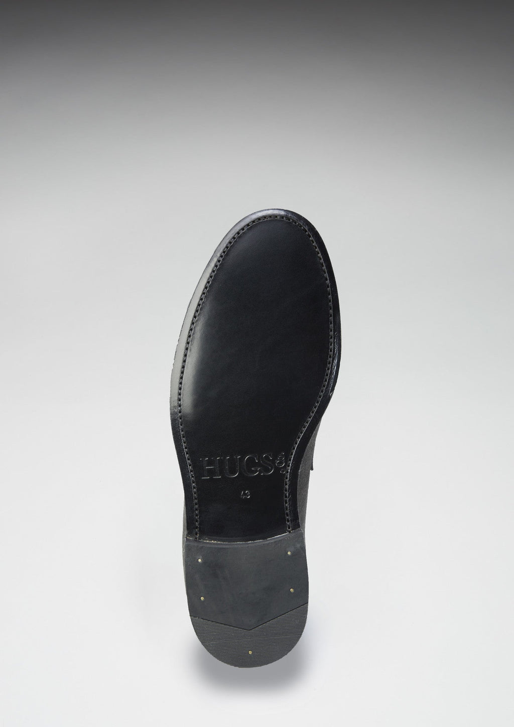 Slate Grey Suede Loafers, Welted Leather Sole