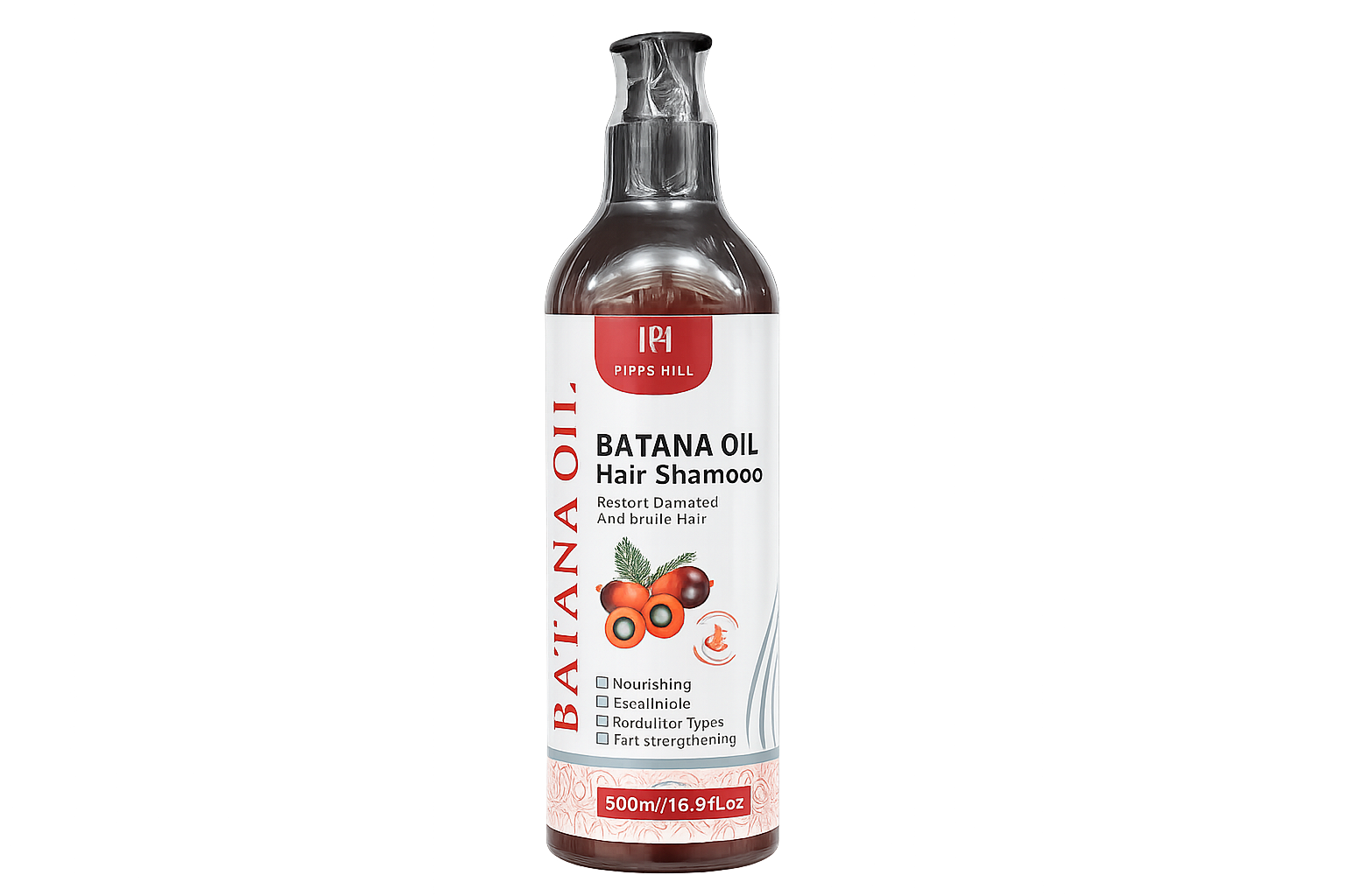 Pipps Hill Batana Oil Hair Shampoo 500ml