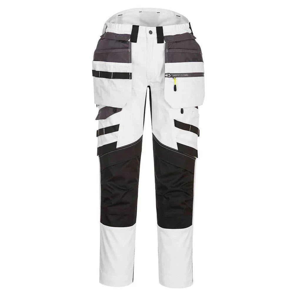 Portwest DX440 DX4 Detachable Holster Stretch Kneepad Work Trouser Various Colours