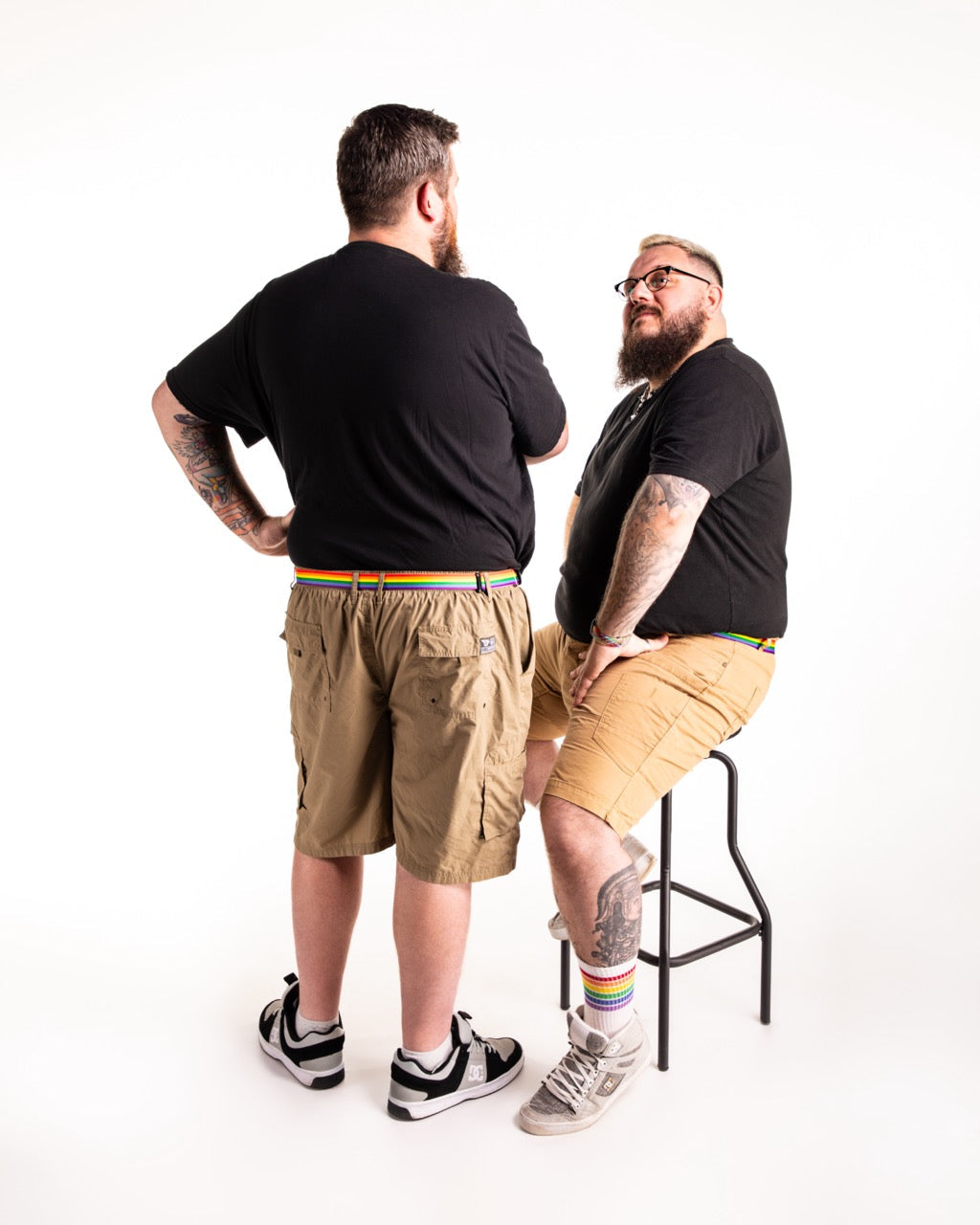 Pride Flag Buckle-Free Belt