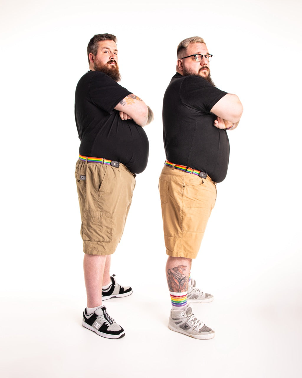 Pride Flag Buckle-Free Belt