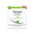 Simple Pure Cleansing Soap Bar Gentle for Sensitive Skin 2x100g