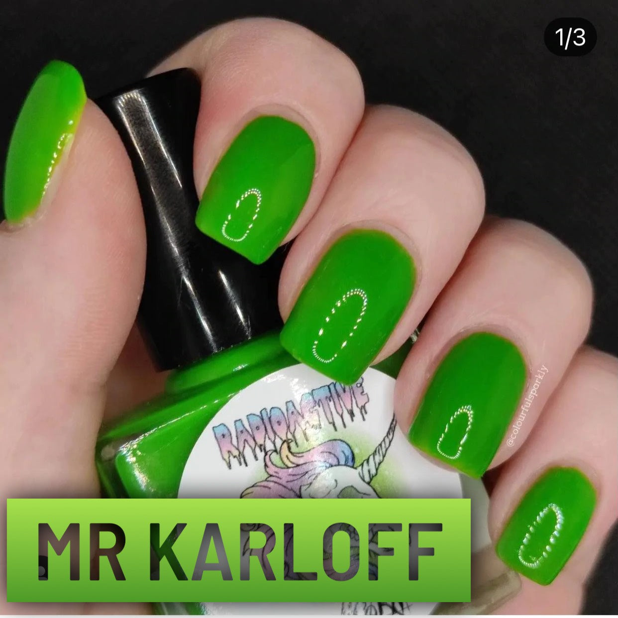 Radioactive Unicorn Mr Karloff Nail Polish Colour