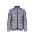 Regatta TRA496 Firedown Down Touch Insulated Work Jacket Grey Marl/Black Large