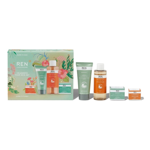Ren Celebrate Your Skin Gift Set 4 Pieces