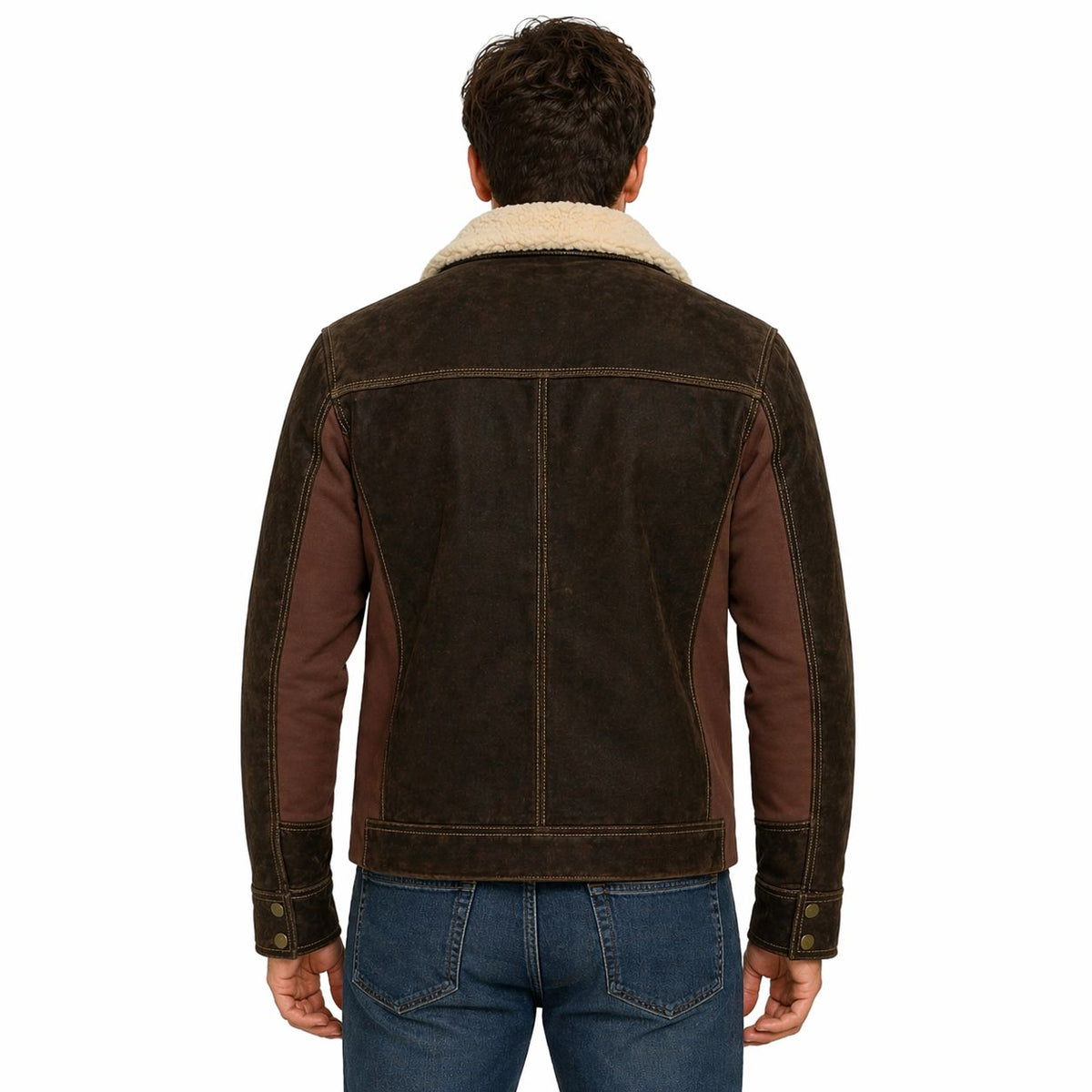 Rick Grimes Brown Suede Jacket