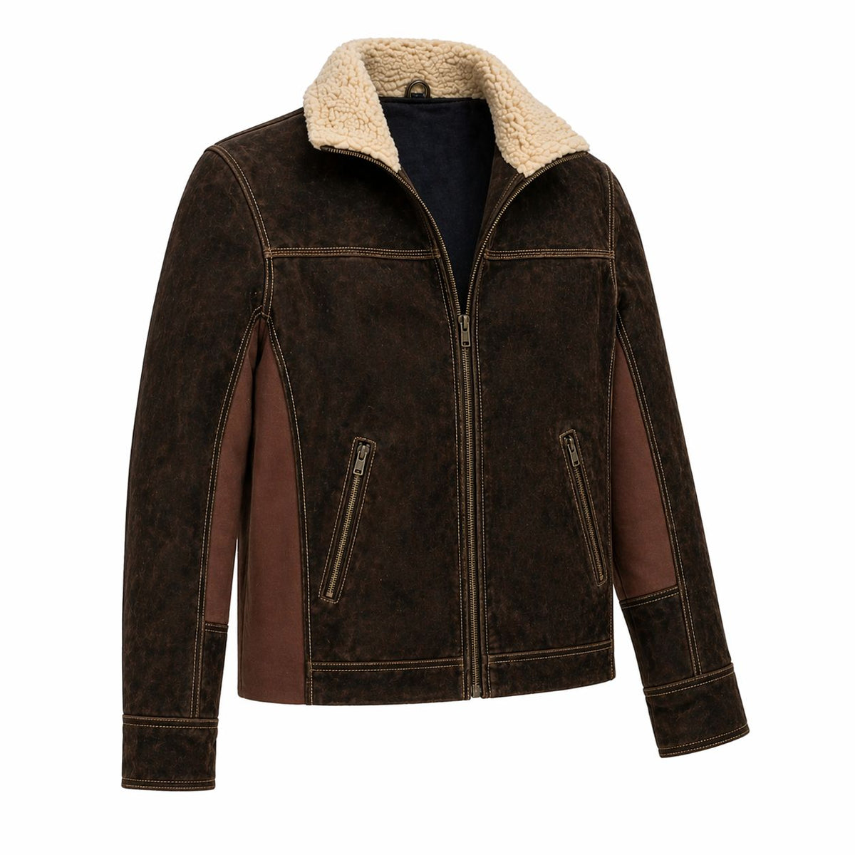 Rick Grimes Brown Suede Jacket