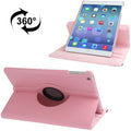 Litchi Texture 360 Degrees Rotation Leather Tablet Case with Holder for iPad Air / Air 2 / iPad 9.7 2017 / iPad 9.7 2018