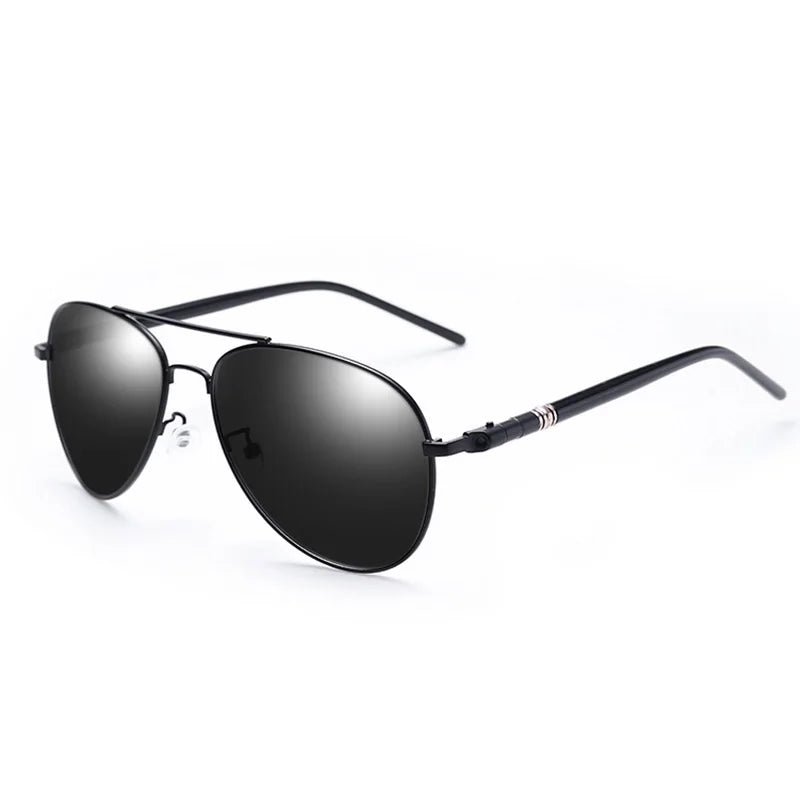 Men & Women Polarized Sunglasses Colored Reflective Glasses Driving Sunglasses Black Unisex Pilot Lenses Uv400