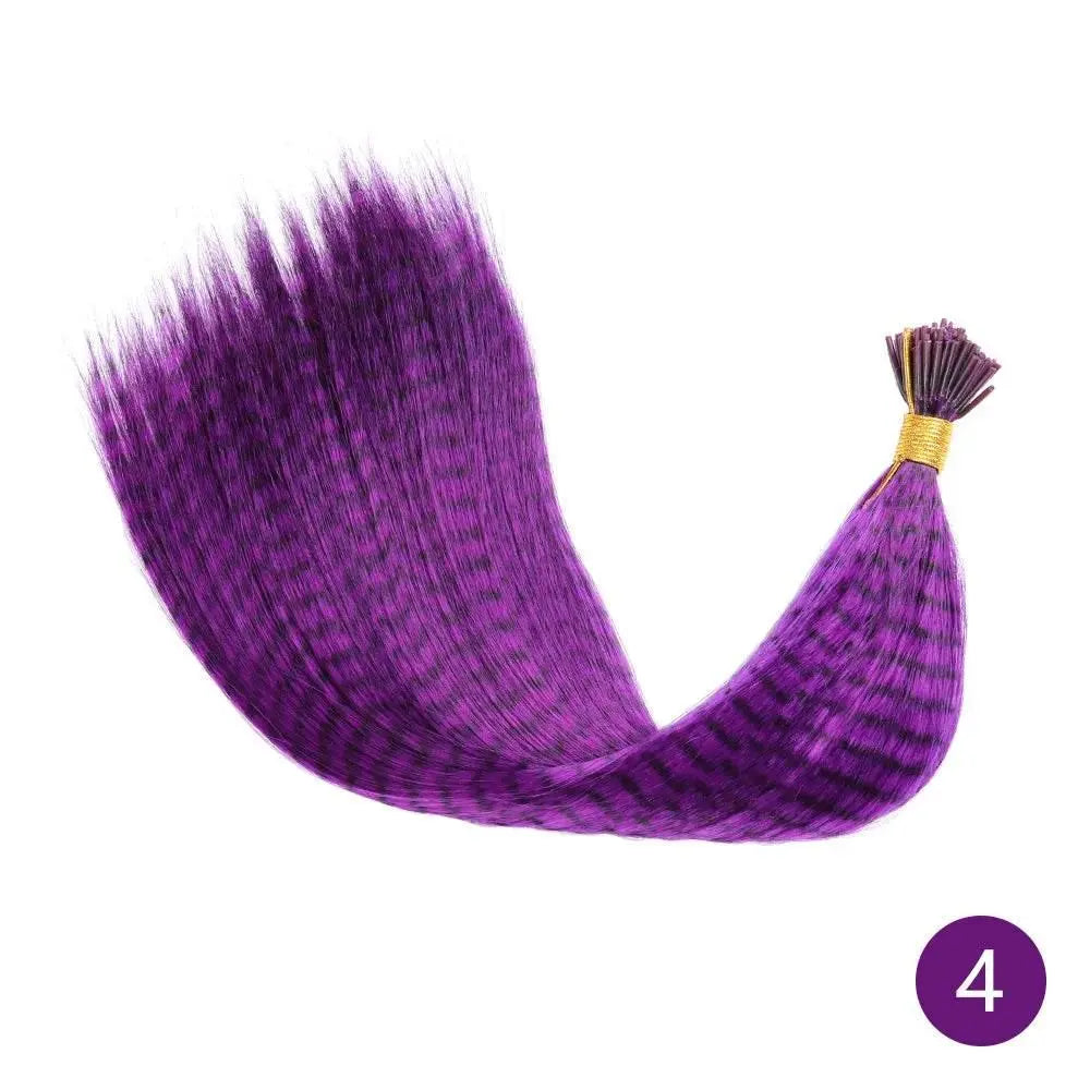 AZQUEEN Rainbow Feather Hair Extension