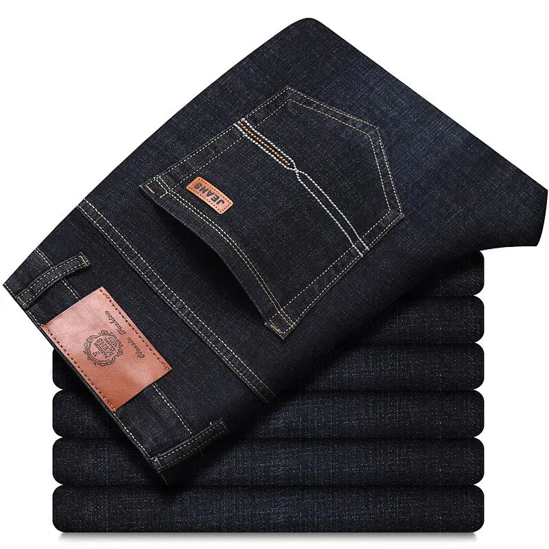 New Men Classic Jeans Jean Homme Pantalones Hombre Men Mannen Soft Denim