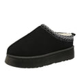Women's Wool Slippers Warm Platform Wool Slippers