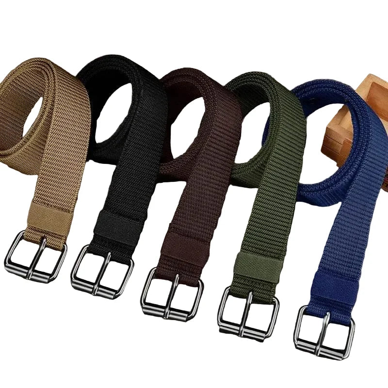 Adjustable Canvas Belt for Men Durable Everyday Secure Fit