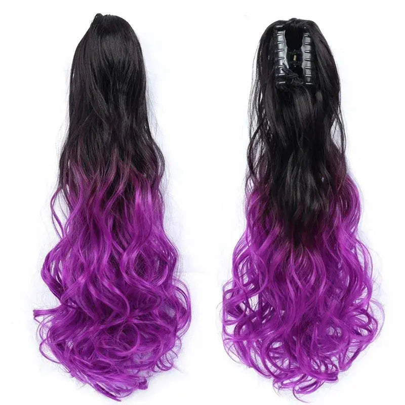 Claw Clip Wavy Ponytail