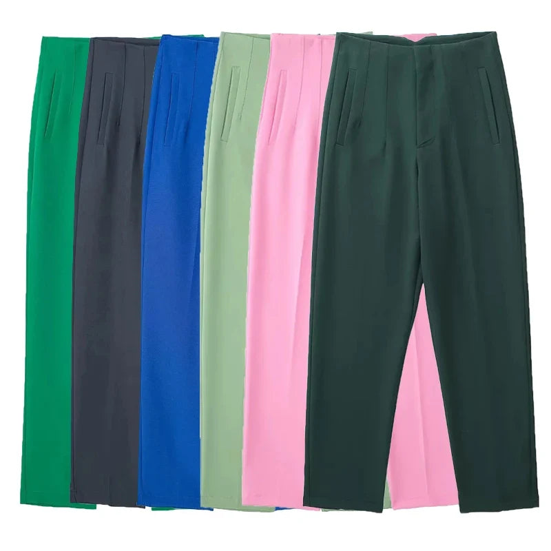 High waist Pants for Women Formal Pants Office outfits Pencil Trousers