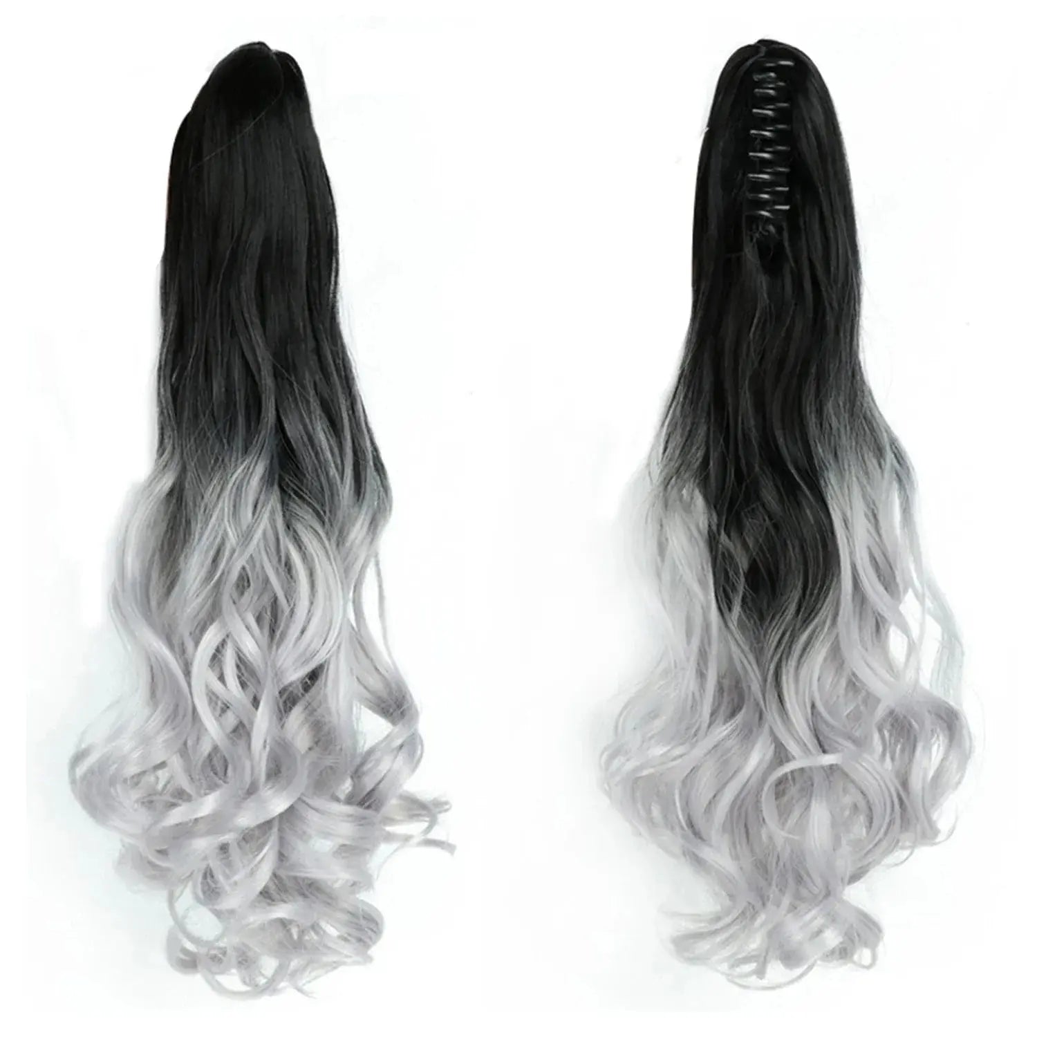 Claw Clip Wavy Ponytail