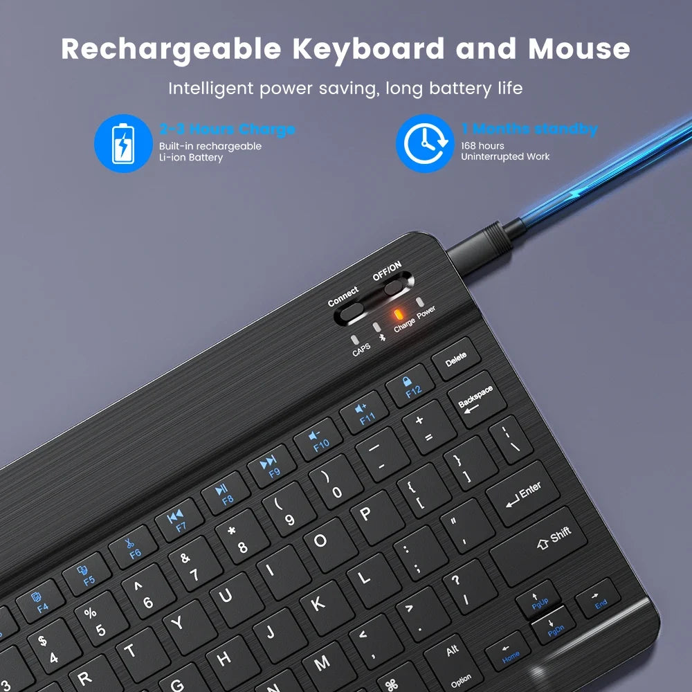 Wireless Keyboard Bluetooth-compatible Keyboard For Android IOS Windows Mini 78-Key Gaming Keybaord for PC iPad Tablet Keyboard
