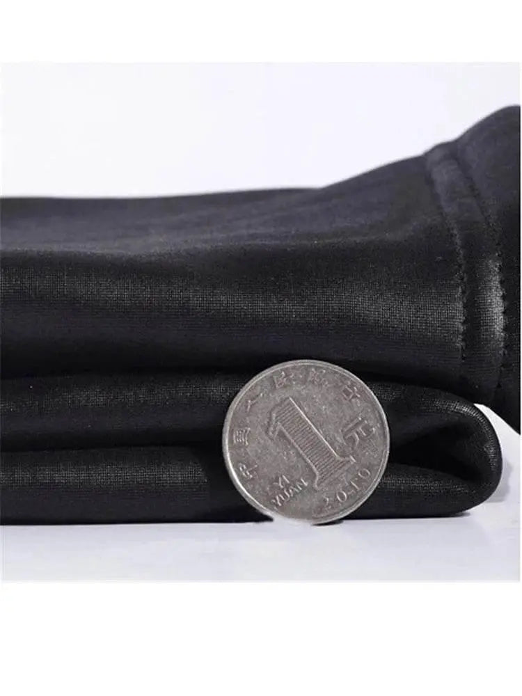 Black Leather Winter Pants