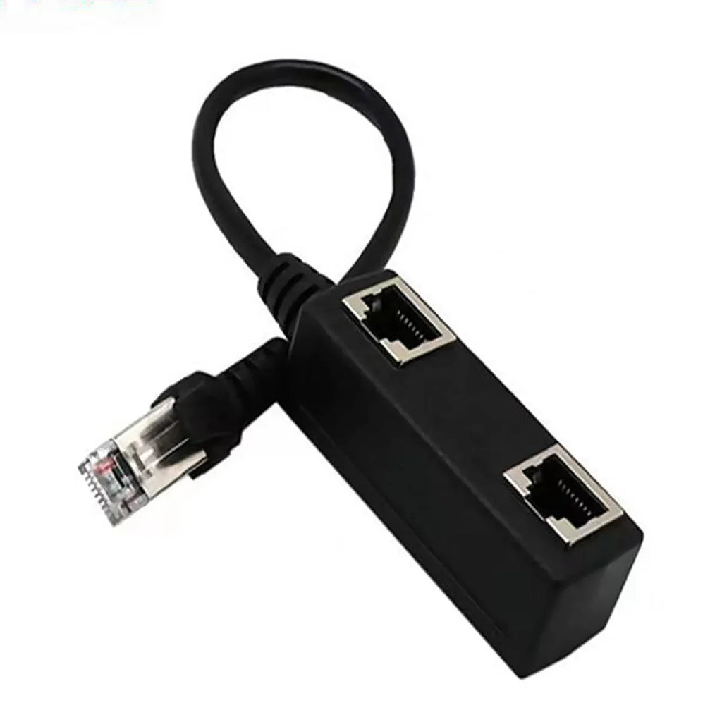 Ethernet Splitter, RJ45 1 Male to 4 x Female LAN Ethernet Splitter Adapter Cable Suitable Super Cat5,Cat5e,Cat6,Cat7 LAN Adapter
