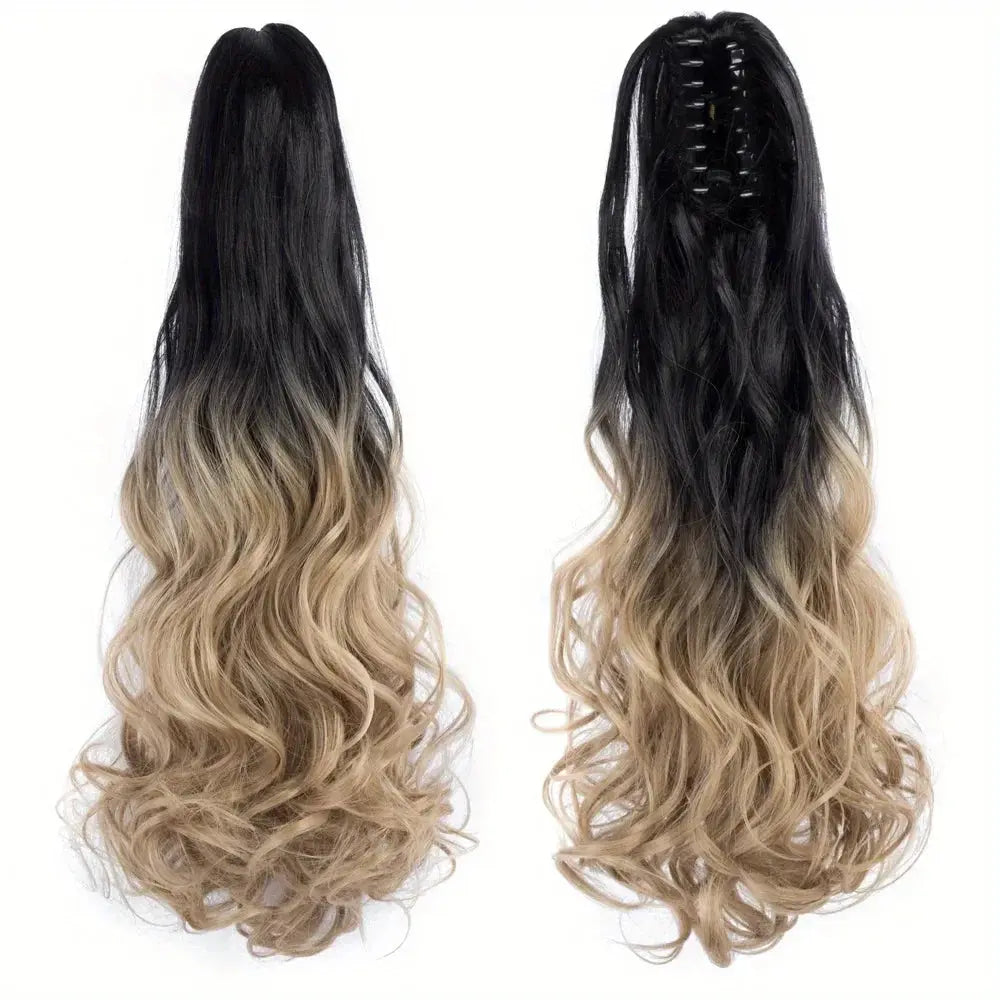 Claw Clip Wavy Ponytail