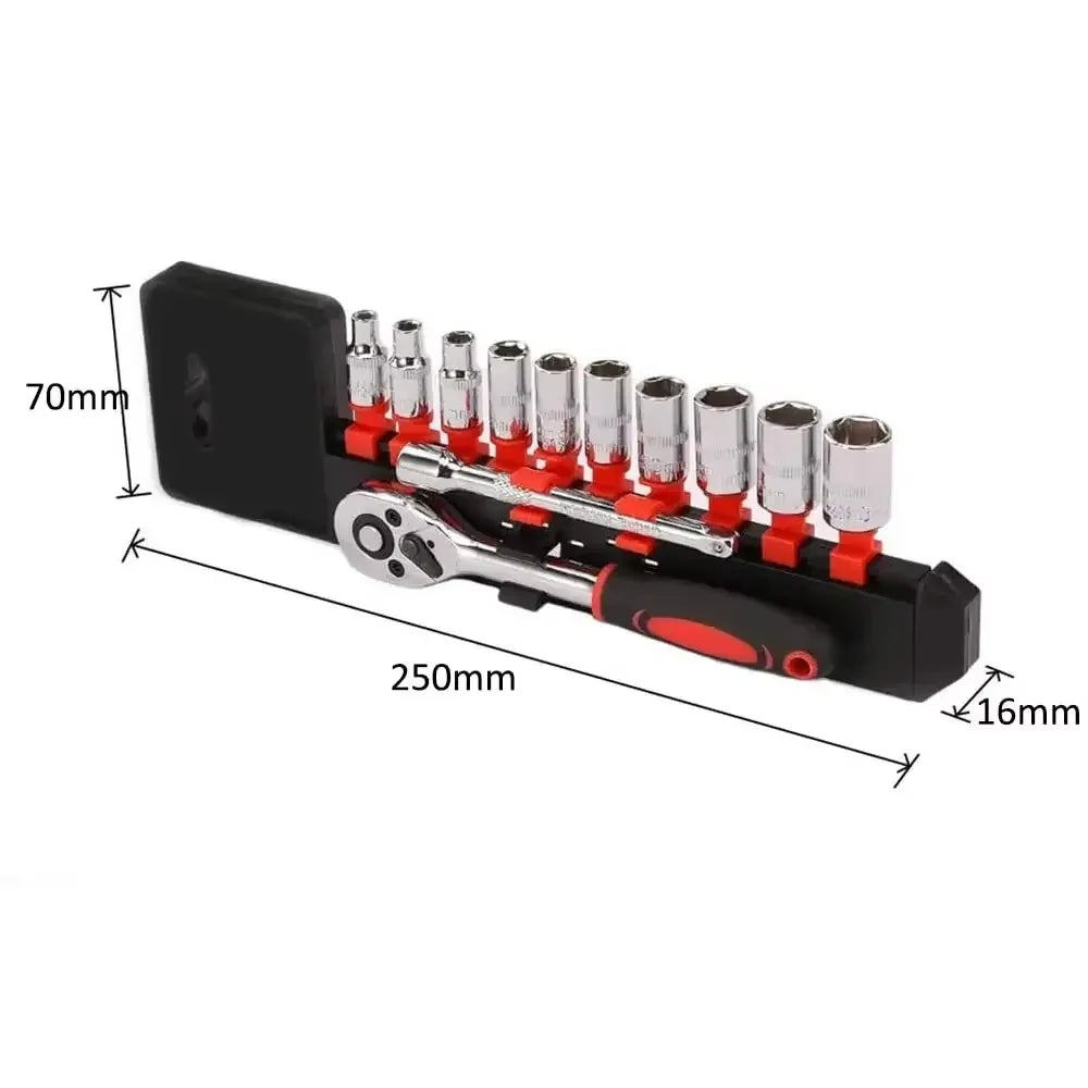 New Upgrade Wrench Socket Set Hardware Car Boat Motorcycle Bicycle Repairing Tool