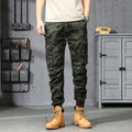 Autumn Camouflage Cargo Pants Men Clothing Cotton Multi-pockets Harem Pants