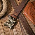 Casual Retro PU Belt – Unisex Western-Style Waist Accessory with Metal Buckle Unisex