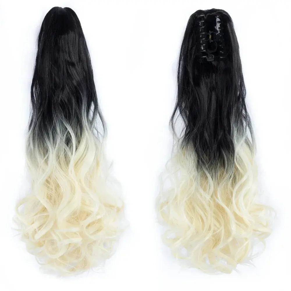 Claw Clip Wavy Ponytail