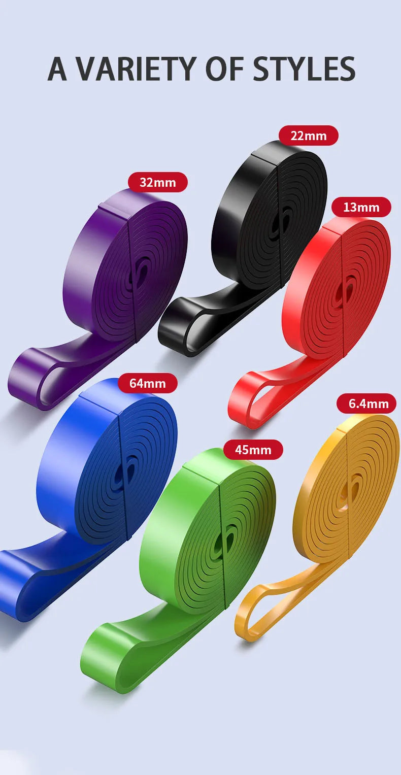 Resistance Band Set Pull Up Assistance Bands Stretch Band Resistance Heavy Workout Exercise for Physical Therapy Home Workouts