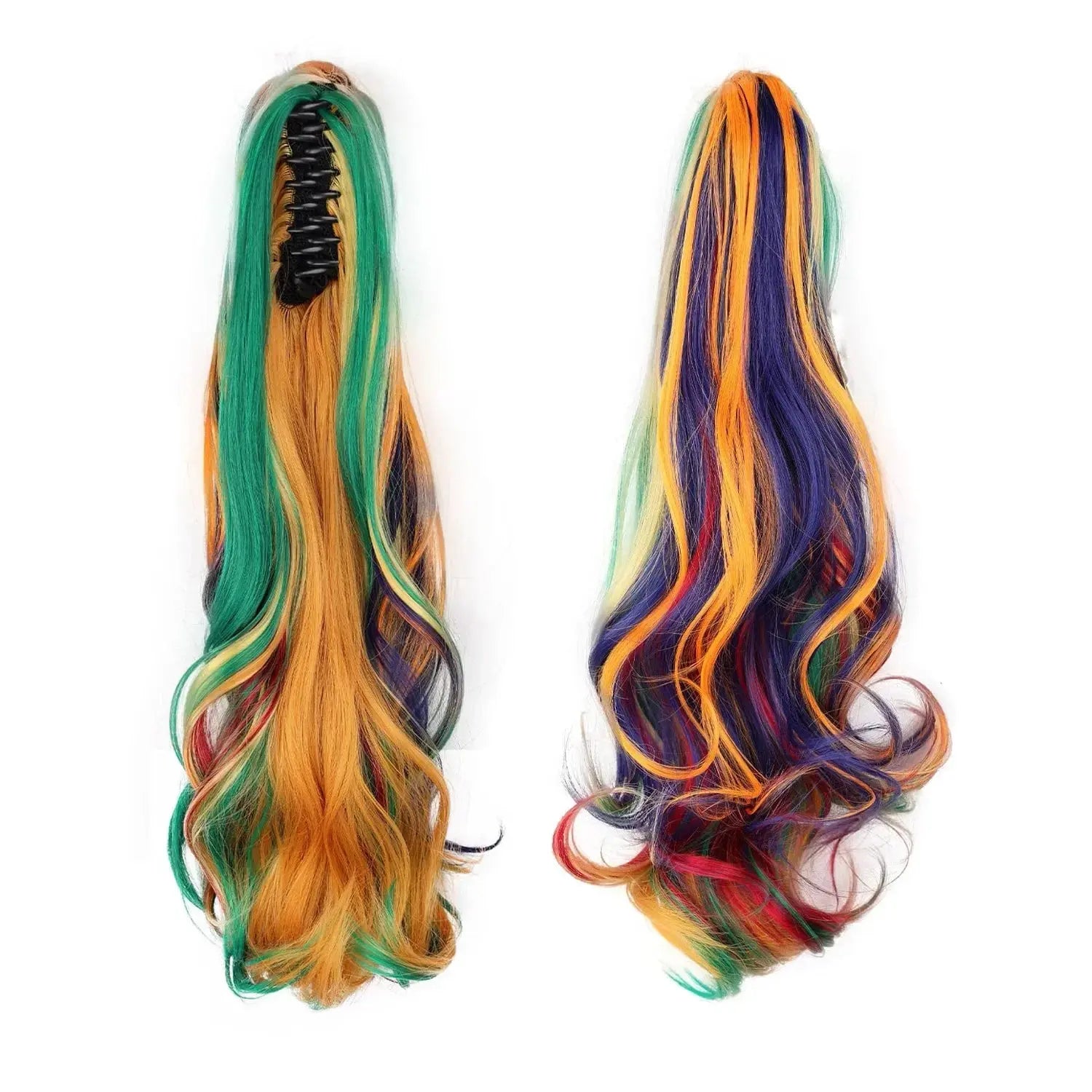 Claw Clip Wavy Ponytail