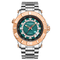 Limited Edition Swan & Edgar Hand Assembled Geometric Racer Automatic Two Tone Steel