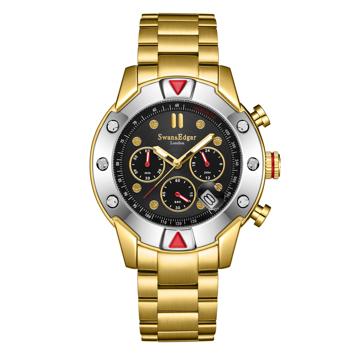 Limited Edition Swan & Edgar Hand Assembled Mechanical-Quartz Hybrid Gold