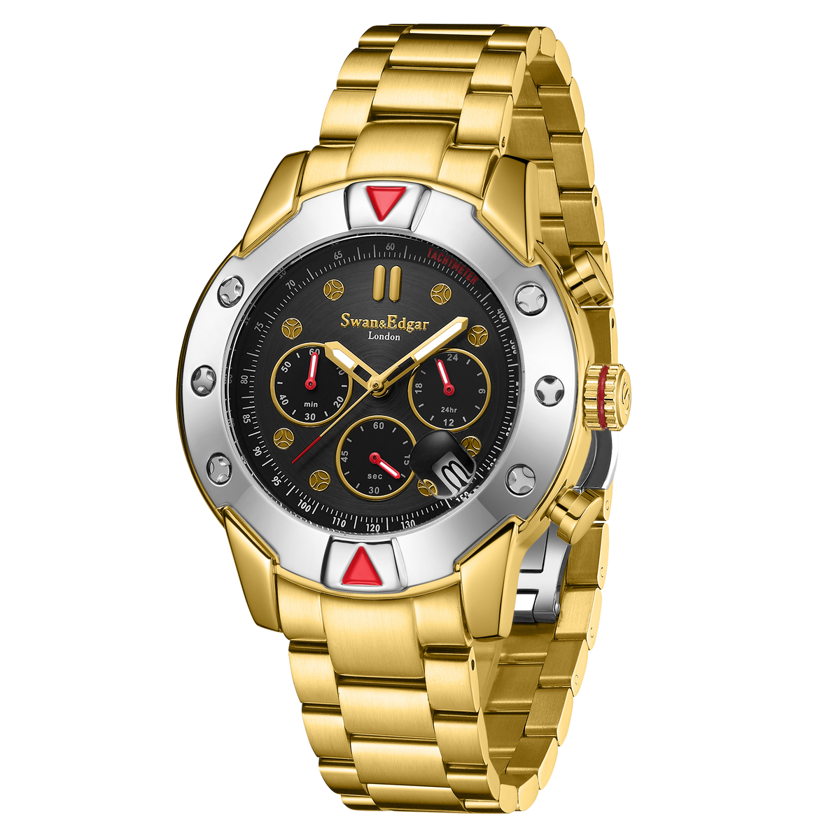 Limited Edition Swan & Edgar Hand Assembled Mechanical-Quartz Hybrid Gold