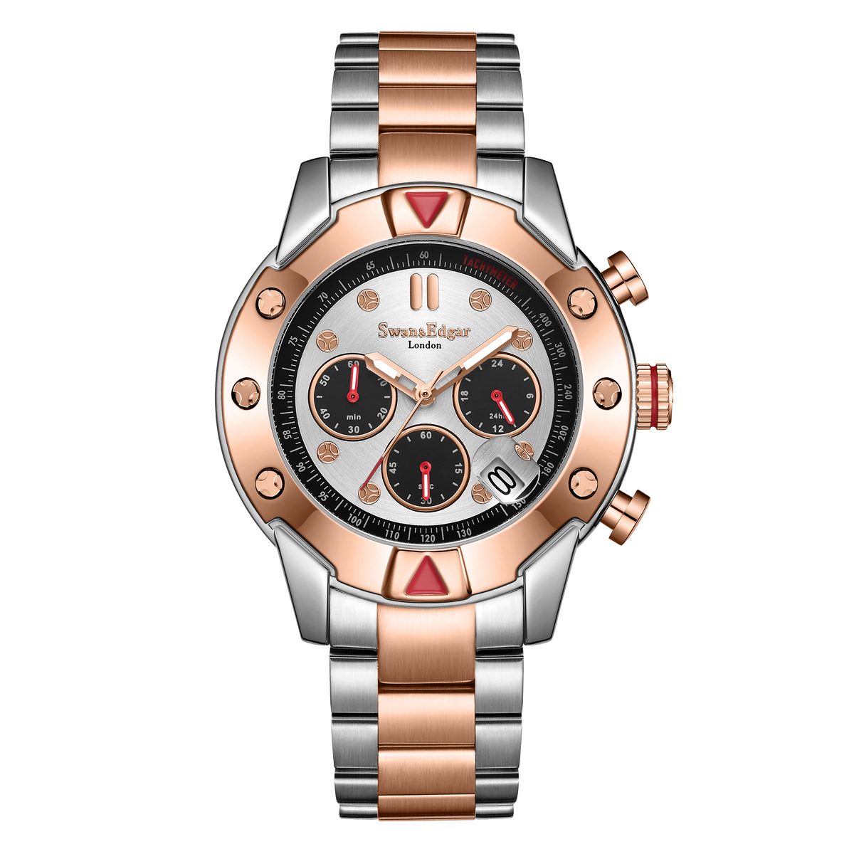 Limited Edition Swan & Edgar Hand Assembled Mechanical Quartz Hybrid Two Tone