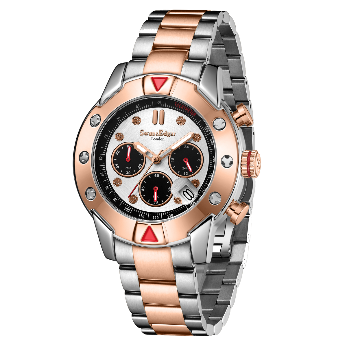 Limited Edition Swan & Edgar Hand Assembled Mechanical Quartz Hybrid Two Tone