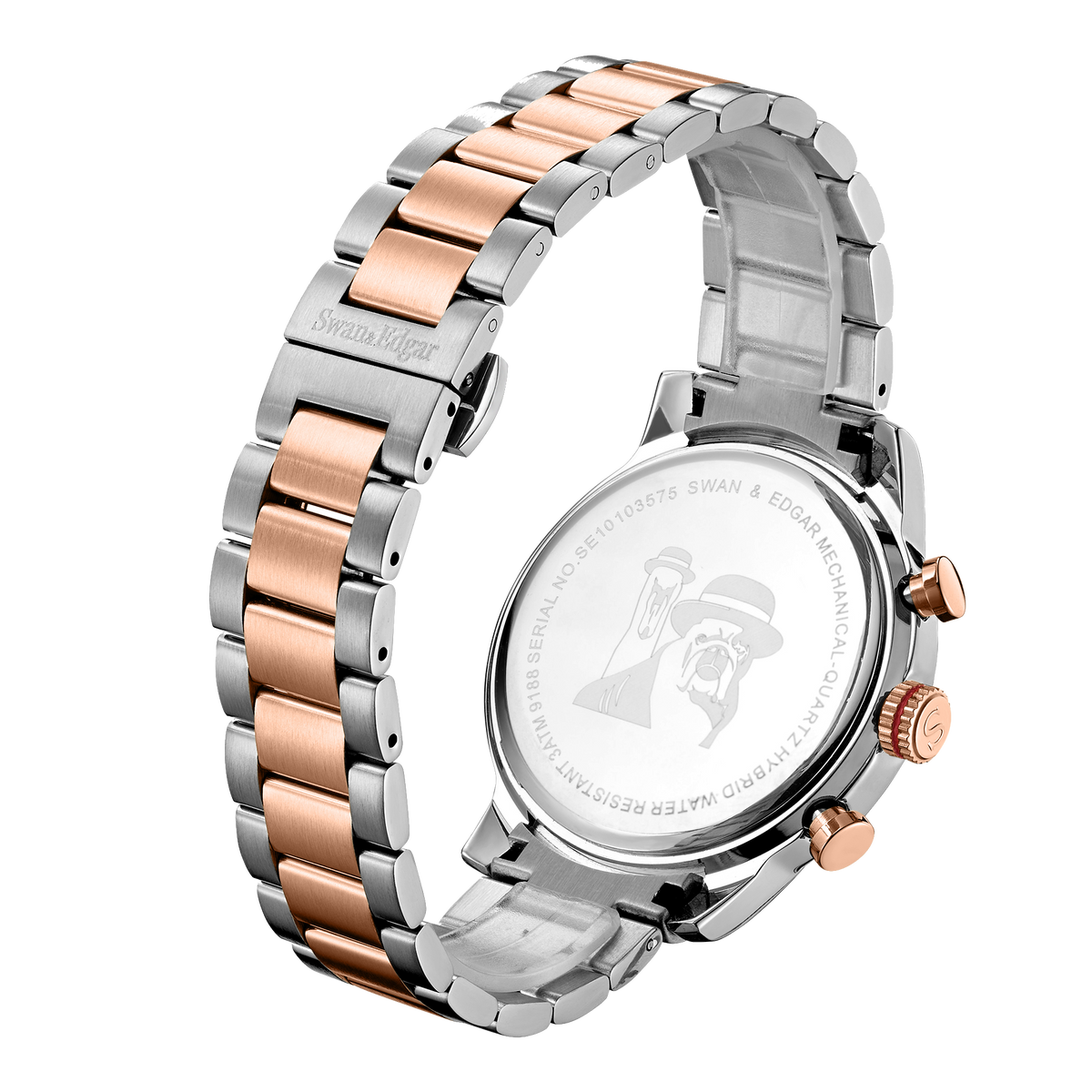 Limited Edition Swan & Edgar Hand Assembled Mechanical Quartz Hybrid Two Tone