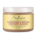Shea Moisture Jamaican Black Castor Oil Strengthen & Restore Treatment Masque 12 oz / 355 ml - For Damaged, Brittle & Chemically Processed Hair