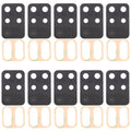 For OPPO F19 Pro CPH2285 10pcs Back Camera Lens, For OPPO F19 Pro